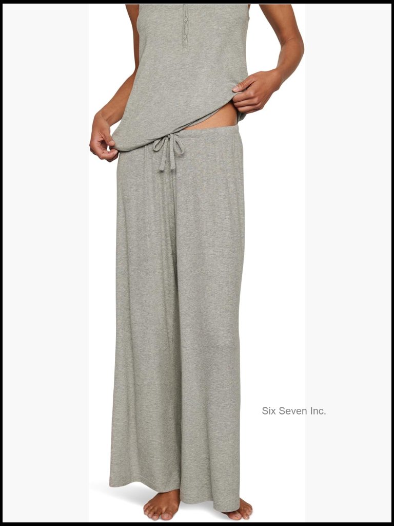 Dream Rib Wide Leg Pants - Buttery Soft Modal Spandex Palazzo
